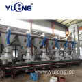 Whole biomass wood pellet plant